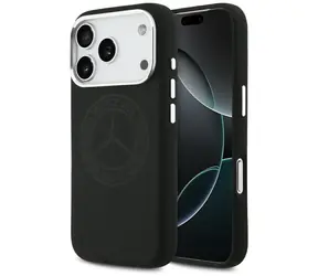 Mercedes Silicone Vintage Logo černá / Zadní kryt / MagSafe / pro iPhone 17 Pro