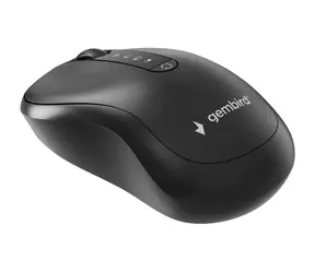 Gembird MUSW2-4B-01 černá / Bezdrátová optická myš / Dual-mode / 4 tlačítka