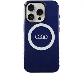 Audi IML Big Logo MagSafe kryt pro iPhone 15 Pro modrá / Kryt / MagSafe
