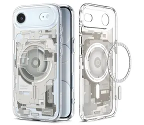 Spigen Ultra Hybrid Zero One natural titanium / Ochranný kryt / MagSafe / Apple iPhone 17 / TPU + PC