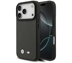 BMW Zadní kryt M Kevlar matný MagSafe pro iPhone 17 Pro černá / Kryt / Kevlar