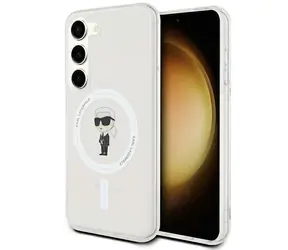 Karl Lagerfeld IML Ikonik transparentní / Zadní kryt / MagSafe / Samsung Galaxy S24