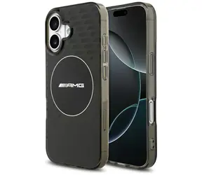 Mercedes AMG Nauble Layer Smocked transparentní černá / Zadní kryt / MagSafe / pro iPhone 17