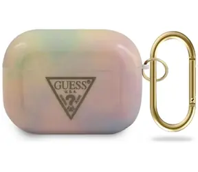 GUESS GUACAPTPUMCGG01 růžová / TPU pouzdro / Tie & Dye / pro Apple AirPods Pro