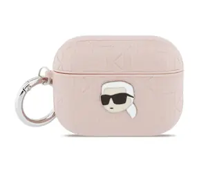 Karl Lagerfeld Monogram Karl Head Pouzdro pro AirPods Pro 3 růžová / Pouzdro