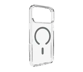 Puro Lite Mag iPhone 17 Pro transparentní, šedý rámeček / Pouzdro / MagSafe