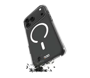 Puro Impact Clear iPhone 17 Pro transparentní / Kryt / MagSafe / D3O ochrana proti nárazu