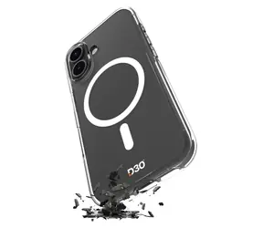 Puro Impact Clear iPhone 17 transparentní / Kryt / D3O / MagSafe