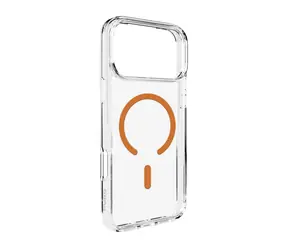 Puro Lite Mag transparentní, oranžový prstenec / Kryt / MagSafe / iPhone 17 Pro Max