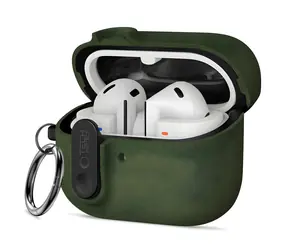 Tech-Protect Slim Hook Case zelená / Pouzdro / pro Samsung Galaxy Buds 3, 3 FE & 3 Pro