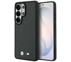 BMW M Kevlar Logo pro Samsung Galaxy S26 Ultra černá / Zadní kryt / Kevlarový vzor / MagSafe