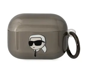 Karl Lagerfeld Karl's Head pouzdro pro AirPods Pro černá / Pouzdro / Pro Apple AirPods Pro
