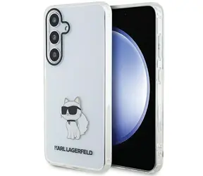 Karl Lagerfeld IML Choupette transparentní / Zadní kryt / Samsung Galaxy S24