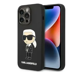 Karl Lagerfeld Ikonik MagSafe iPhone 14 Pro černá / Zadní kryt / pro Apple iPhone 14 Pro / Silikonový