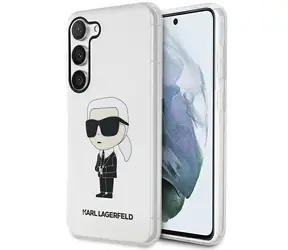 Karl Lagerfeld Ikonik transparentní / Zadní kryt / Samsung Galaxy S23+ / Pevný
