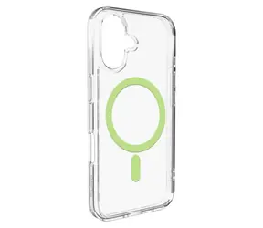 Puro Lite Mag iPhone 17 transparentní se zeleným rámečkem / Kryt / MagSafe