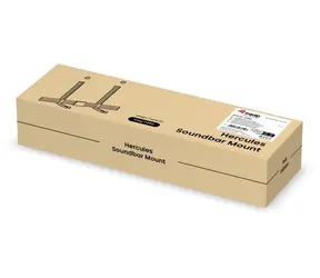 Equip univerzální držák soundbaru černá / Držák soundbaru / VESA 800x400 mm / nosnost 15 kg / šířka 86-155 mm