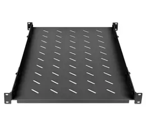 Intellinet 714716 černá / Police pro RACK 19" / hloubka 750 mm / 1U / nosnost 20 kg