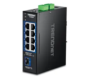 TRENDnet TI-G5091 / Průmyslový switch / 8x 2.5G / 1x 10G SFP+ / Unmanaged / DIN lišta