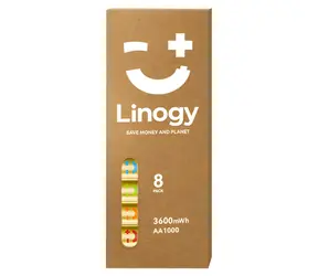 Linogy AA Li-ion Pro 8 ks / Baterie / Li-Ion / 1,5 V / 3600 mWh