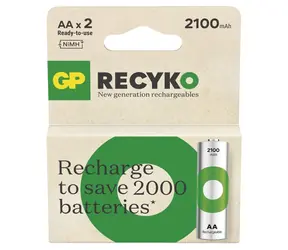 GP ReCyko AA (HR6) 2100mAh 2ks / Nabíjecí baterie / NiMH