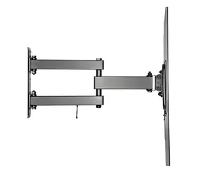 Equip černá / Nástěnný držák TV / 37-70" / VESA 200x200-600x400 / nosnost 35 kg / naklápěcí, výsuvný