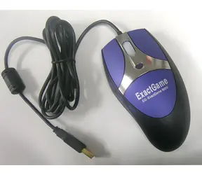 EXACTGAME EG-ExactGame9000 černo-modrá / Herní myš / Laserová / 2 000 DPI / Drátová USB / 7 tlačítek / Pro praváky