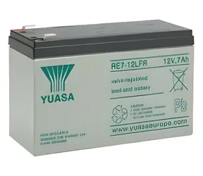 Yuasa RE7-12LFR / Baterie do UPS / 12V / 7Ah / Faston F2-6,3mm / Životnost 6-9 let