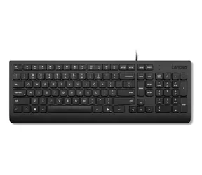 Lenovo Essential Wired Keyboard černá / Klávesnice / Drátová / USB-A / Numerická klávesnice / US