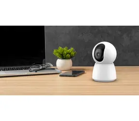 iGET HOME Camera CS4 bílá / Vnitřní IP kamera / 2K / WiFi / LAN / noční vidění