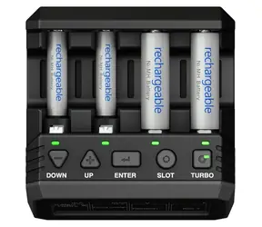 SkyRC NC2200 / Nabíječka baterií / AA/AAA / NiMH, NiCD / 4 sloty / Bluetooth