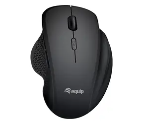 Equip 245121 černá / Bezdrátová myš / 2.4GHz + Bluetooth / 6 tlačítek / 1600 DPI / 500 mAh