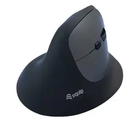 Equip 245120 černá / Ergonomická myš / 2.4GHz + Bluetooth / 6 tlačítek / 1600 DPI / 500 mAh