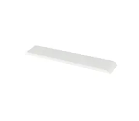 Leitz ERGO Cosy světle šedá / Podložka pod zápěstí ke klávesnici / nastavitelná výška / 71 x 437 mm