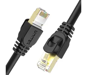 Unitek C1813EBK černá / Patch kabel / Cat 7 / SSTP / RJ45 / 10 m