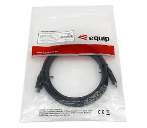 Equip USB-C - USB-C kabel PD 60W černá / Kabel / USB 3.2 Gen 1 / 1 m