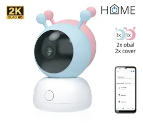 iGET HOME Camera CS2 Baby bílá / Chůvička / WiFi / 2K / teploměr / noční vidění