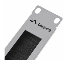 Lanberg AK-1101-S šedá / Kartáčový panel / 19" / 1U / 482,6x44,2x8,5 mm