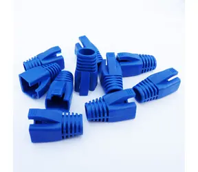 DATACOM Krytka pro RJ45 CAT6A, CAT7 modrá / Krytka konektoru / 10 ks