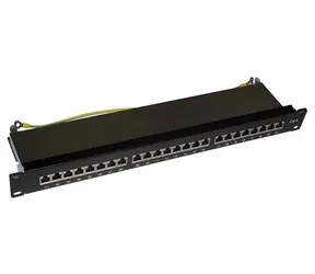 XtendLan / Patch panel / 19" / 24 portů RJ-45 / Cat6 / stíněný kovový kryt