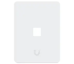 Ubiquiti Universal Wall Plate 1-Port / Krytka pro keystone zásuvku / vertikální / přetíratelná / sada 4 ks