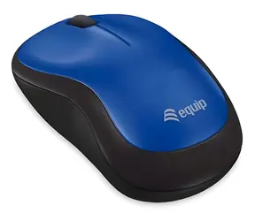 Equip Komfortní myš modrá / Bezdrátová myš / optická / 1200 DPI / 2,4 GHz / USB nano přijímač
