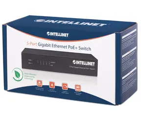 Intellinet 561228 / Switch / 5-port Gigabit / 4x PoE+ / 60 W
