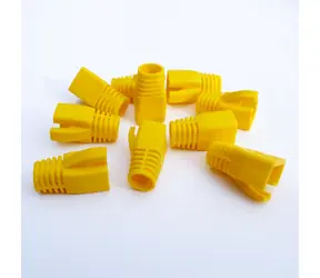 DATACOM Krytka pro RJ45 CAT6A, CAT7 žlutá / Krytka konektoru / 10 ks