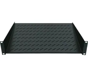 Intellinet police černá / Rack police / 19" / 1U / hloubka 150 mm / nosnost 25 kg / přední montáž