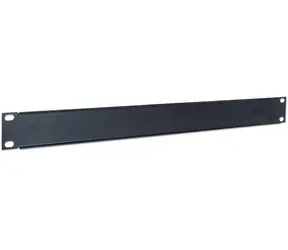 Intellinet černá / Záslepka do 19" racku / 1U / 483x44,5x9 mm / ocel
