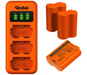 Rollei NP-W235 / Nabíjecí sada / 3x baterie a nabíječka / Pro Fujifilm