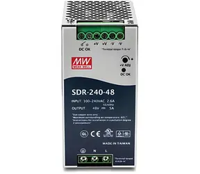 TRENDnet TI-S24048 / Napájecí zdroj / DIN lišta / 48V 5A / 240W / -25 až 70°C