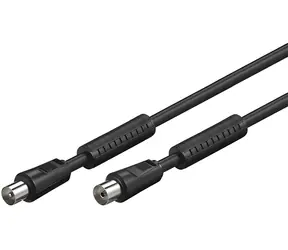 Good Connections anténní kabel černý / Anténní kabel / 10 m / 75 Ohm / dvojité stínění