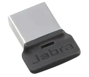 Jabra Link 370 UC BT adaptér černá/stříbrná / Bluetooth adaptér / Bluetooth 4.2 / USB
